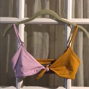 NWOT L*Space Swim Knotted Bikini Top
